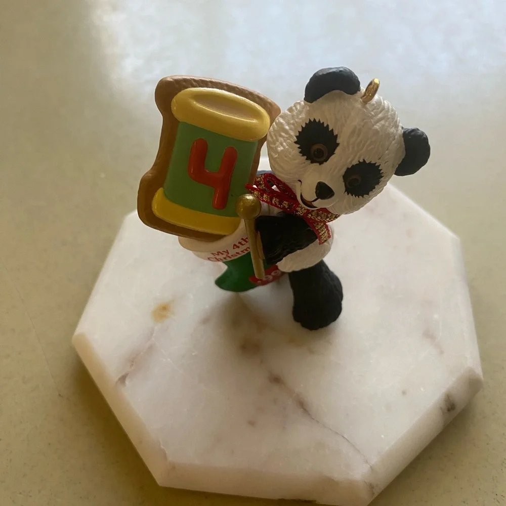 NIB Hallmark 1999 ornament child’s fourth Christmas